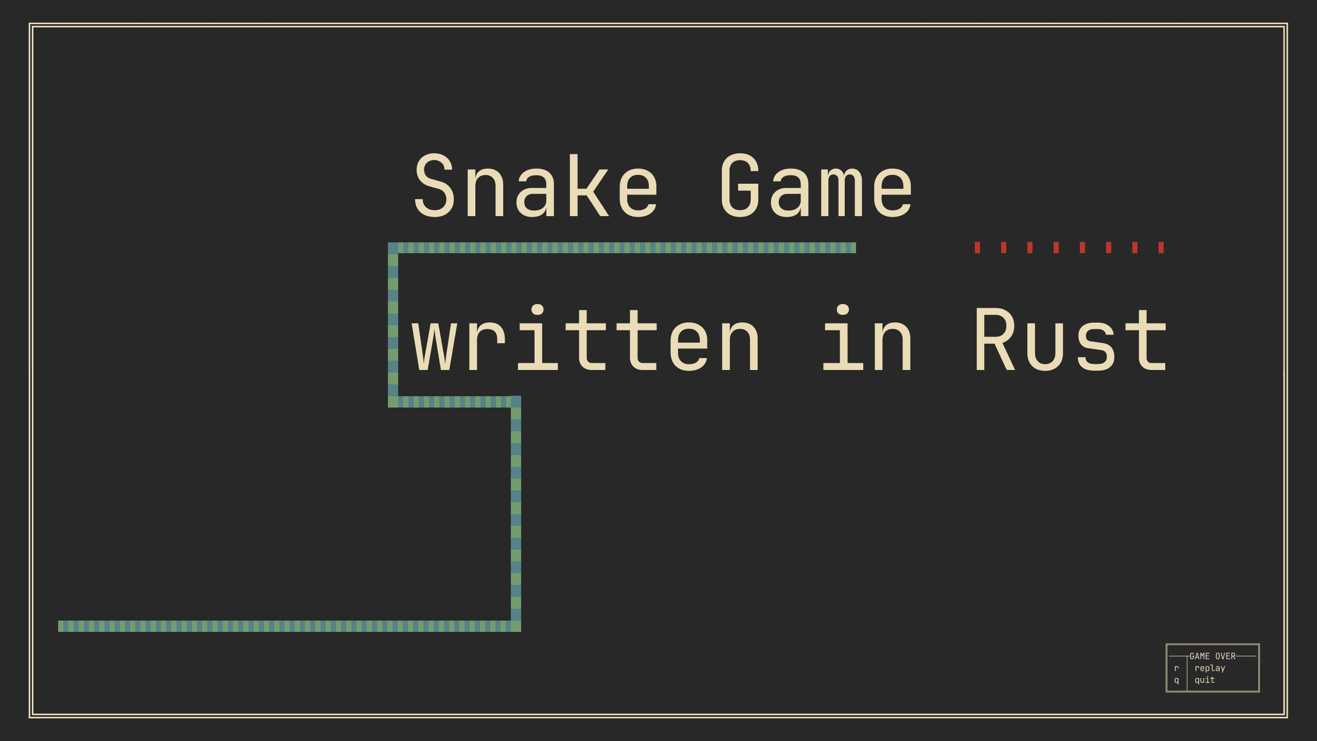 🐍 Rusty Snake