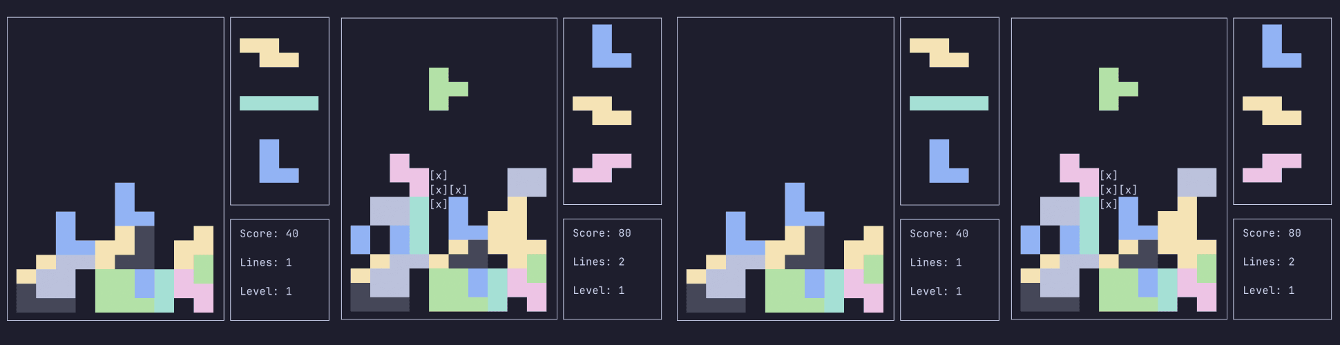 👾 Terminal Tetris