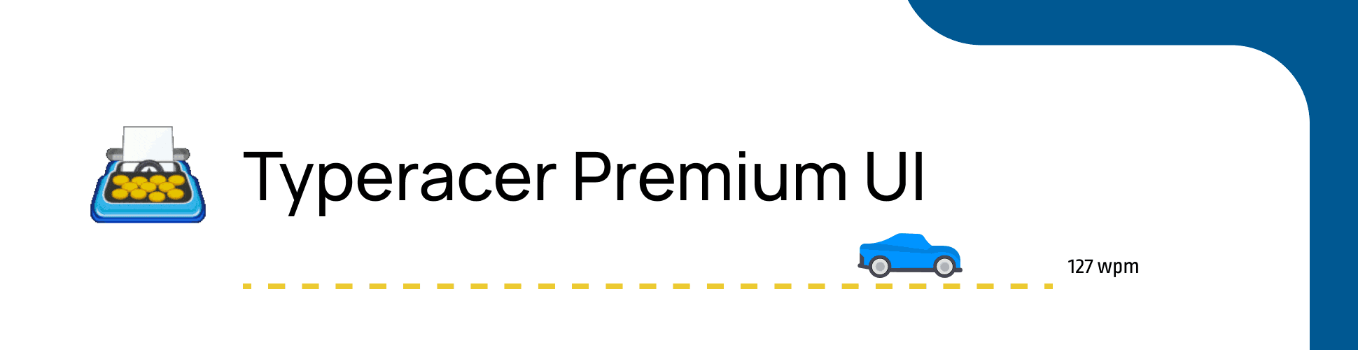 🏎 Typeracer Premium UI